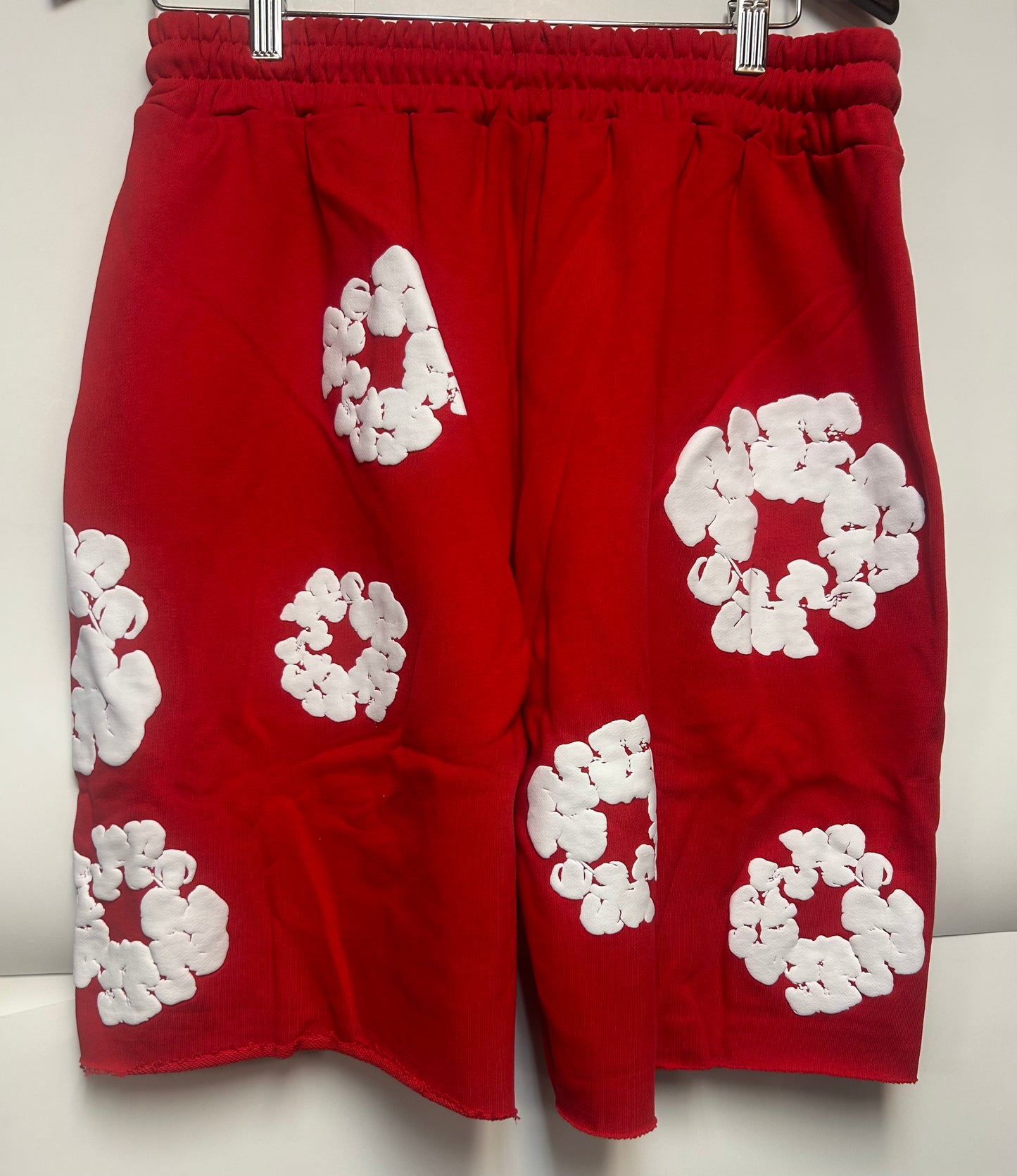 RED DENIM TEARS SHORT